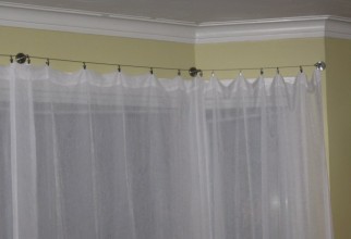 660x495px Cable Curtain Rod Picture in Curtain