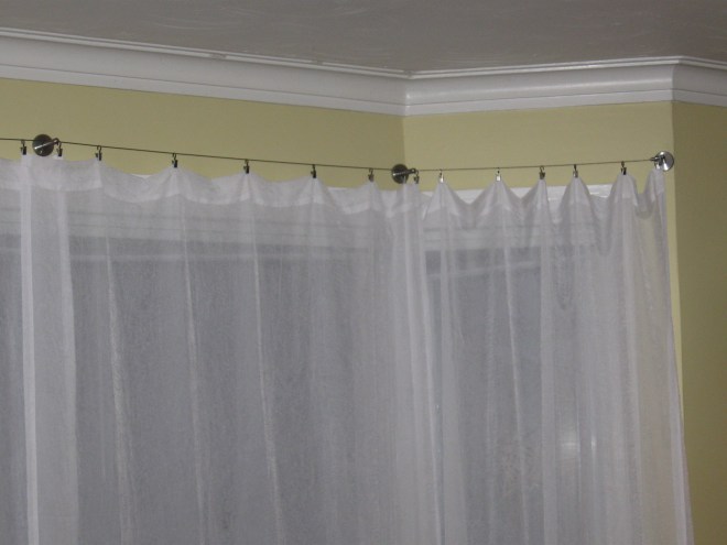 Cable Curtain Rod in Curtain