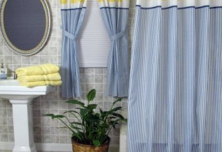 454x500px Cheap Fabric Shower Curtains Picture in Curtain