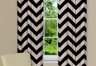 379x500px Chevron Curtains Panels Picture in Curtain