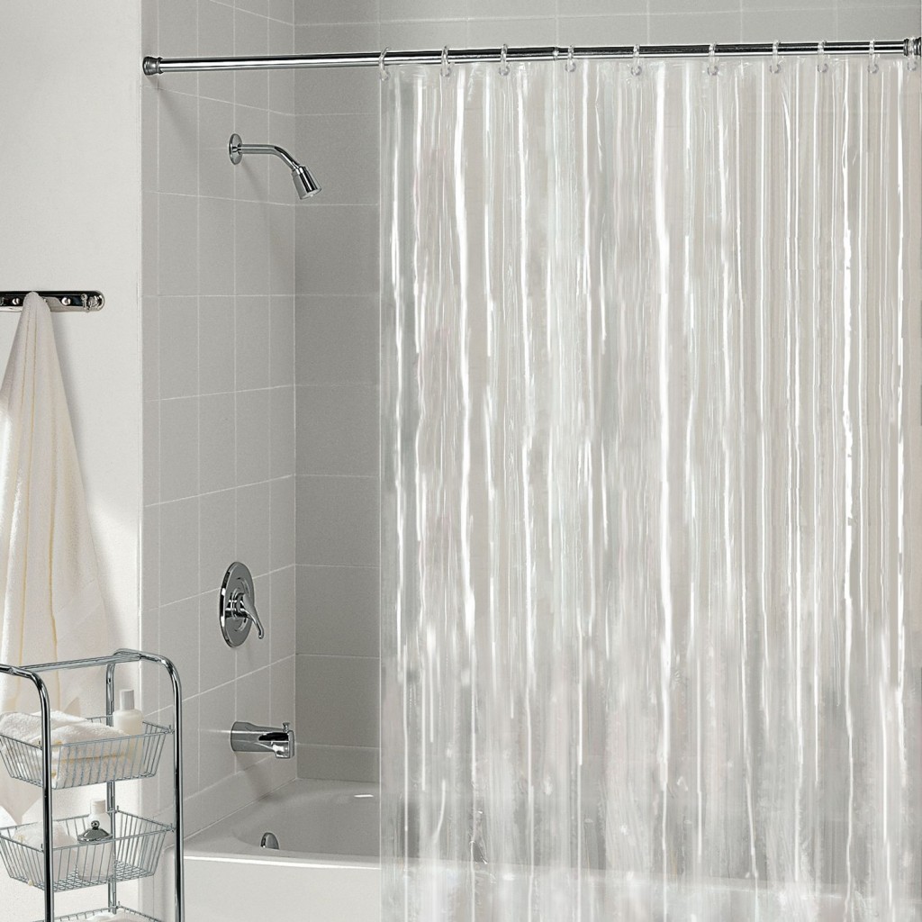 Clear Shower Curtain Liner in Curtain
