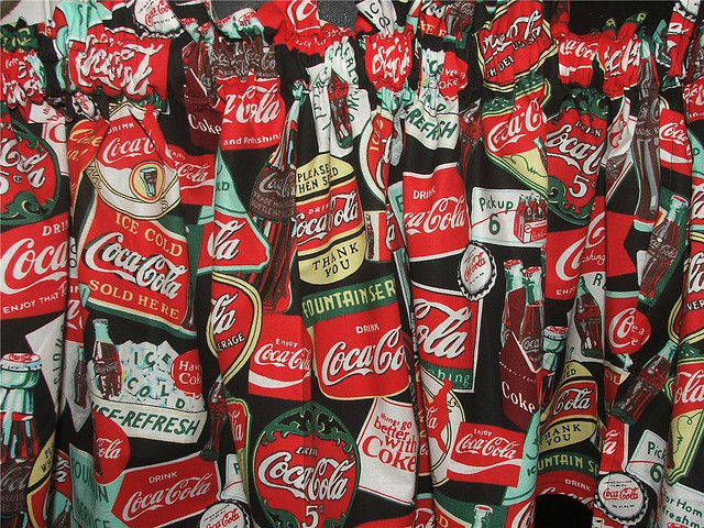 Coca Cola Curtains in Curtain
