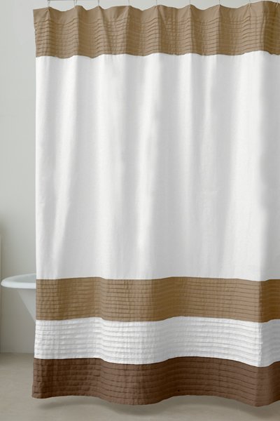 Color Block Shower Curtain in Curtain