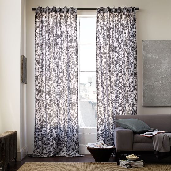 Contemporary Curtain Panels in Curtain