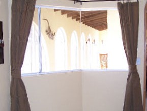 289x260px Corner Window Curtain Rods Picture in Curtain