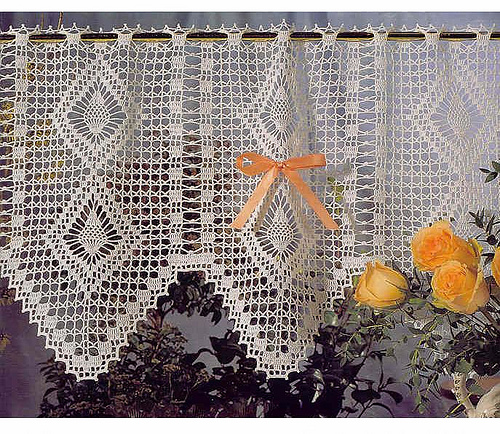 Crochet Curtain Patterns in Curtain