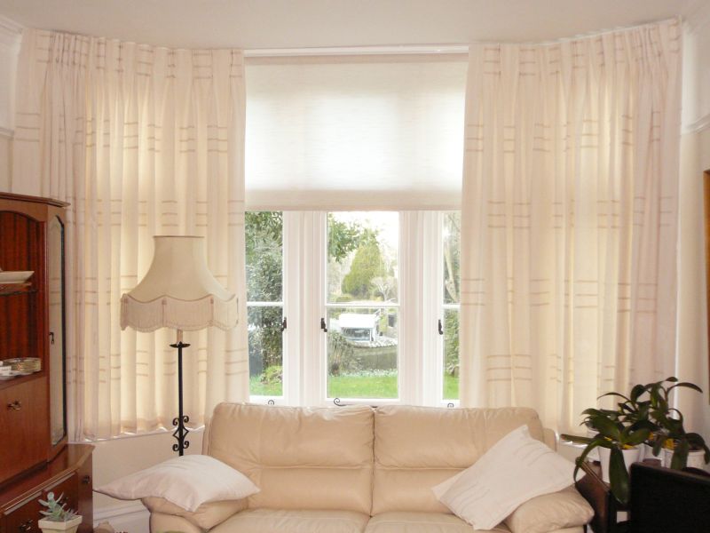 Curtain Ideas For Bay Windows in Curtain