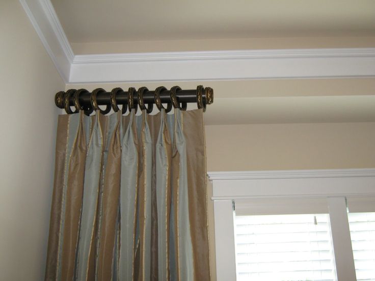 Curtain Rod Hangers in Curtain