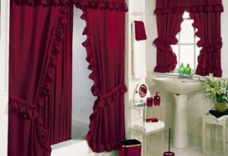 900x900px Curtains For Bathroom Windows Picture in Curtain