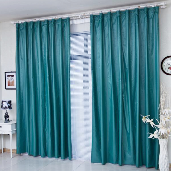 Dark Green Curtains in Curtain