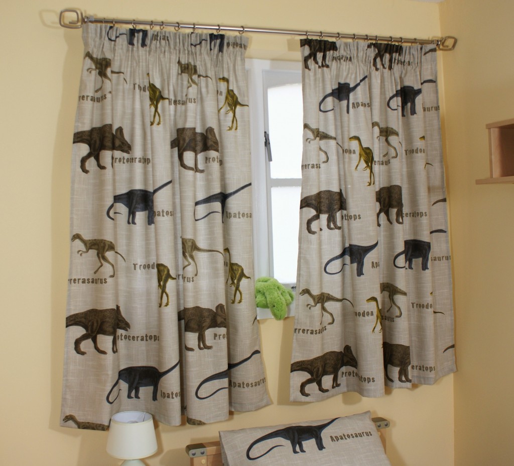 Dinosaur Curtains in Curtain