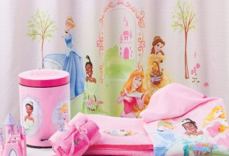 1000x1000px Disney Princess Shower Curtain Picture in Curtain