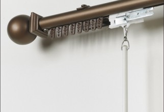 538x514px Double Traverse Curtain Rod Picture in Curtain
