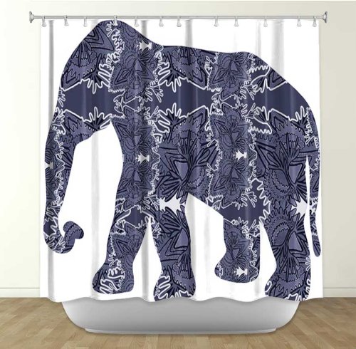 Elephant Curtains in Curtain