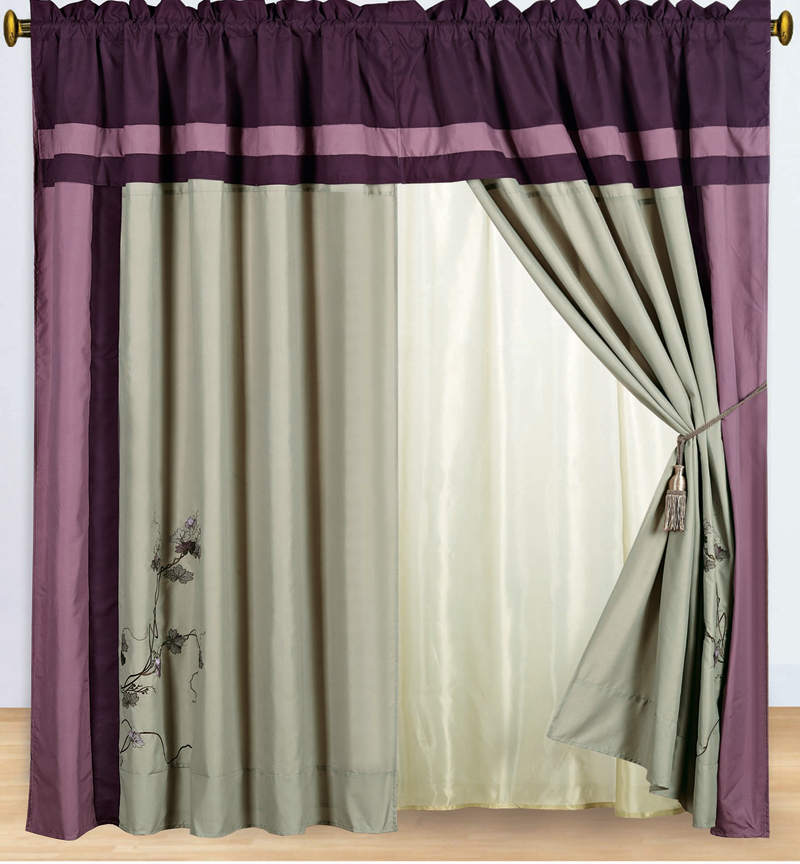 Gray Sheer Curtains in Curtain
