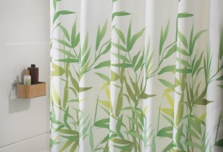 559x800px Green And White Curtains Picture in Curtain