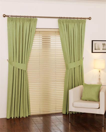 Green Blackout Curtains in Curtain