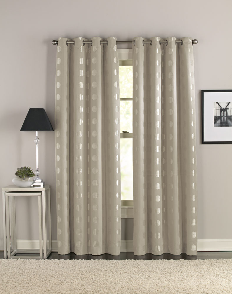 Grommet Curtain Rods in Curtain