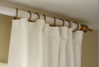 554x417px Half Curtain Rods Picture in Curtain