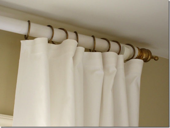 Half Curtain Rods in Curtain