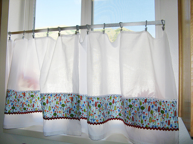 How To Make Cafe Curtains in Curtain