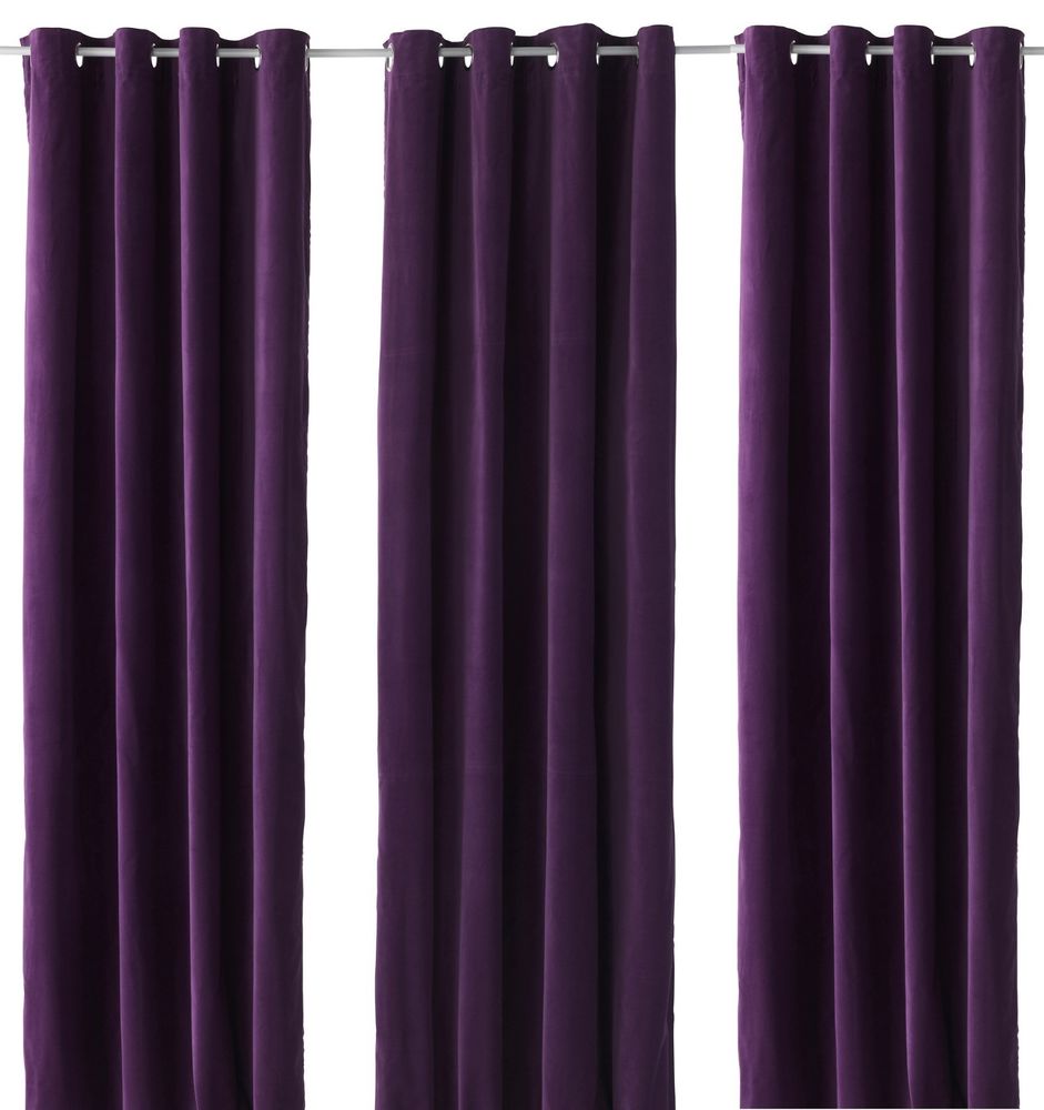 Ikea Velvet Curtains in Curtain