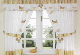 575x431px Kitchen Curtain Patterns Picture in Curtain