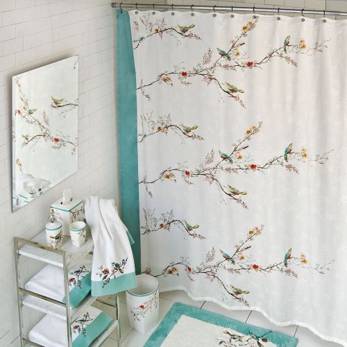 Lenox Chirp Shower Curtain in Curtain