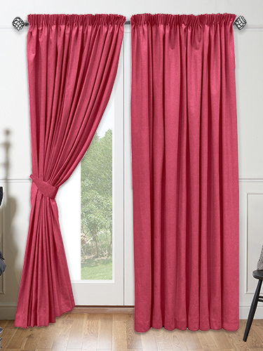 Magenta Curtains in Curtain