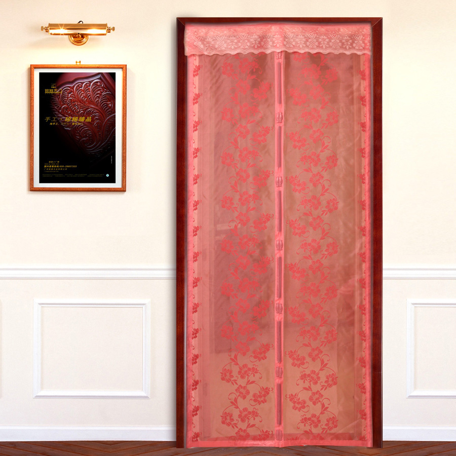 Magnetic Screen Door Curtain in Curtain