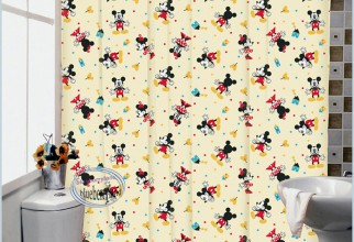 1000x1000px Mickey Shower Curtain Picture in Curtain