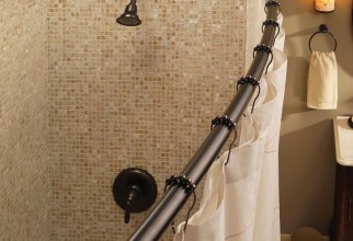 736x736px Moen Shower Curtain Rod Picture in Curtain