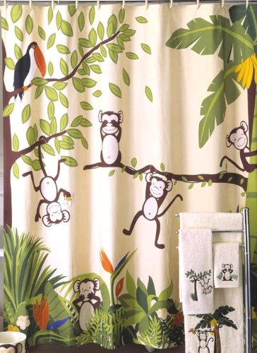Monkey Curtains in Curtain