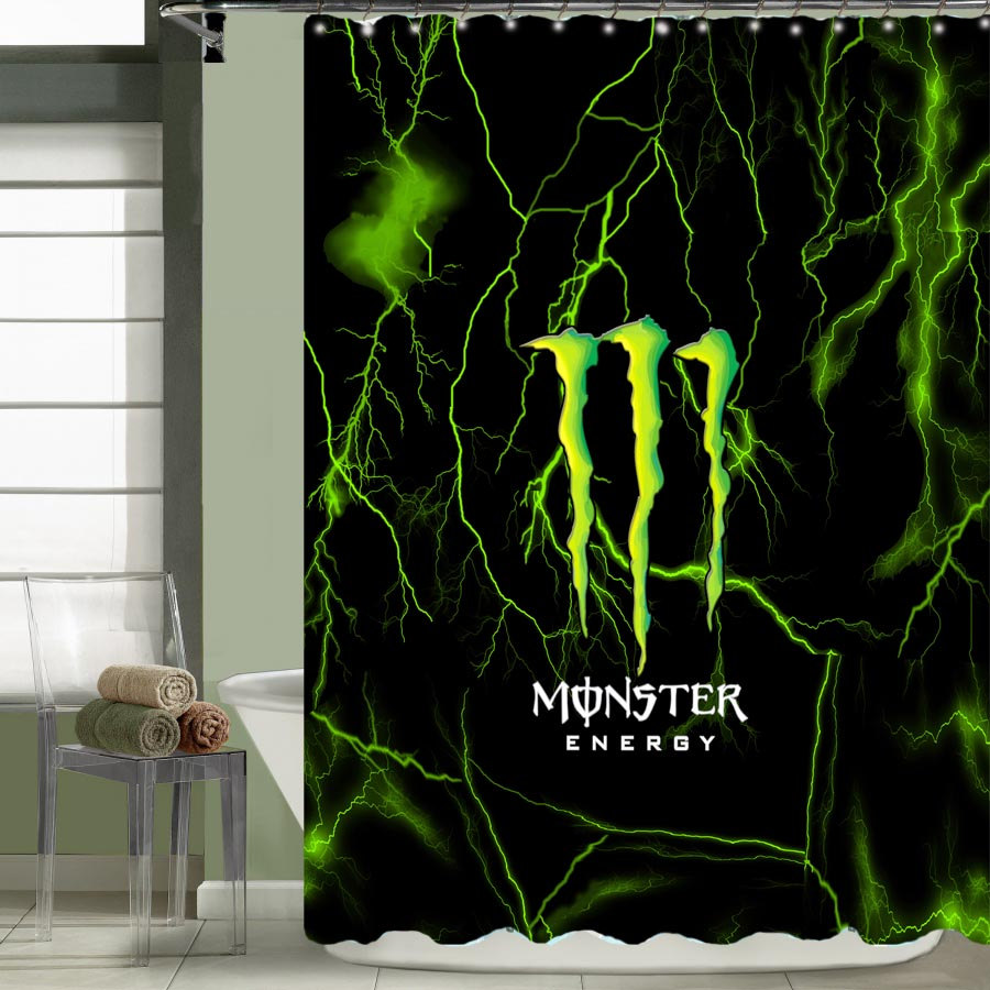 Monster Shower Curtain in Curtain