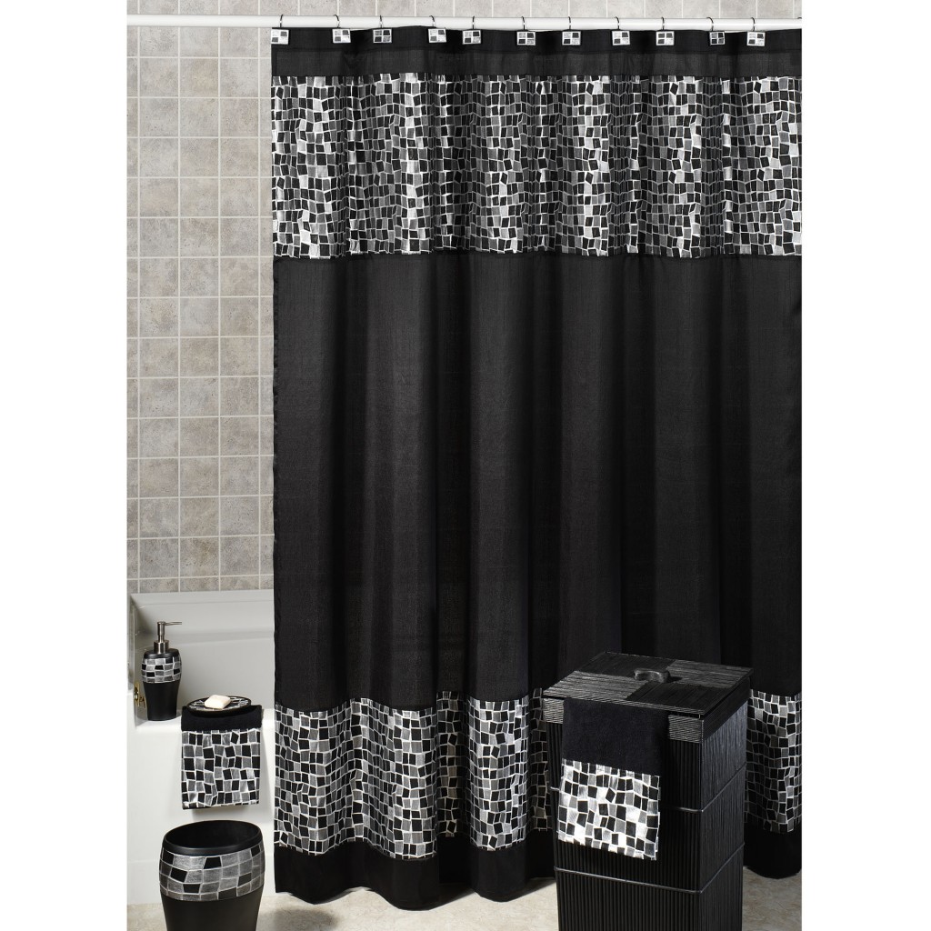 Mosaic Shower Curtain in Curtain