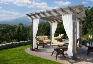 1000x667px Outdoor Curtains For Pergola Picture in Curtain