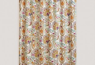 500x500px Paisley Shower Curtains Picture in Curtain