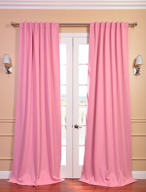 Pale Pink Curtains in Curtain