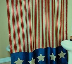 246x300px Patriotic Shower Curtain Picture in Curtain