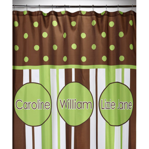 Personalized Shower Curtains in Curtain