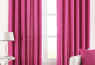 800x880px Pink Window Curtains Picture in Curtain
