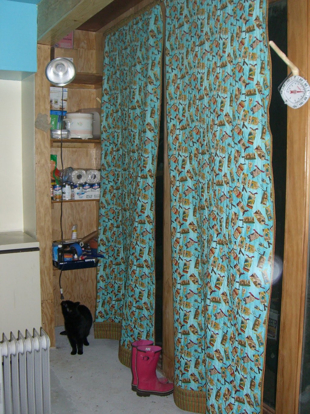 Quilted Curtains in Curtain