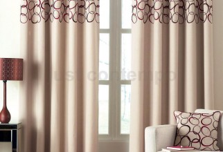933x1000px Red And Brown Curtains Picture in Curtain