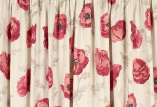 2500x2500px Red Patterned Curtains Picture in Curtain
