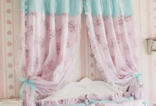 500x500px Rose Curtains Picture in Curtain