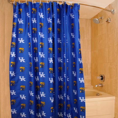 Royal Blue Shower Curtain in Curtain