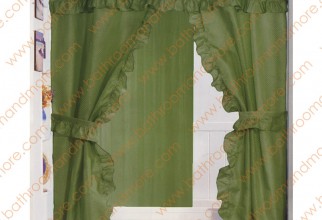 800x800px Sage Green Shower Curtain Picture in Curtain