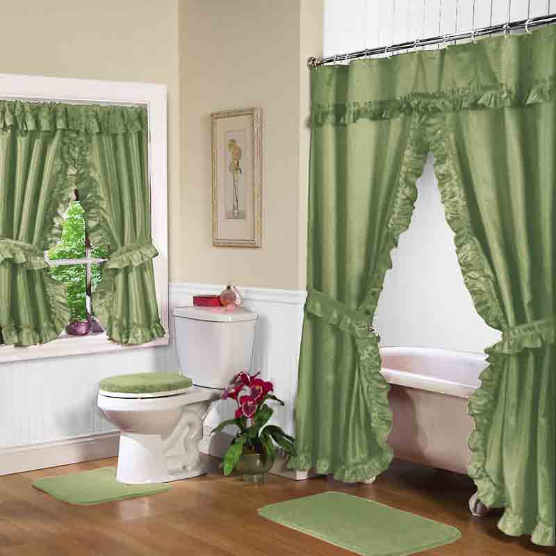 Shower Window Curtains in Curtain