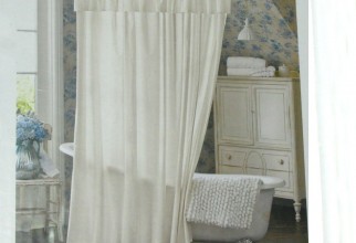 1080x1080px Simply Shabby Chic Shower Curtain Picture in Curtain