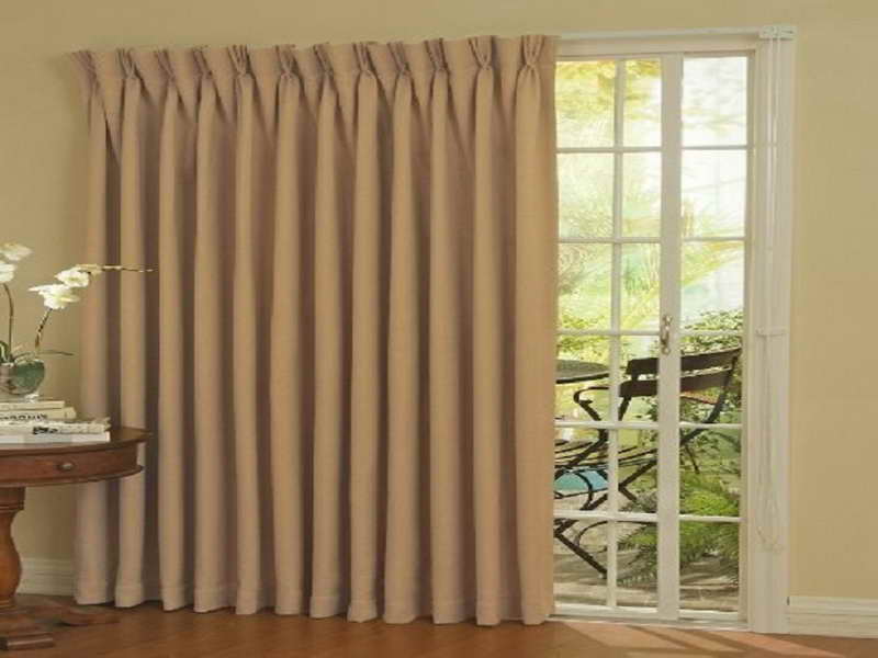 Sliding Door Curtain Panels in Curtain